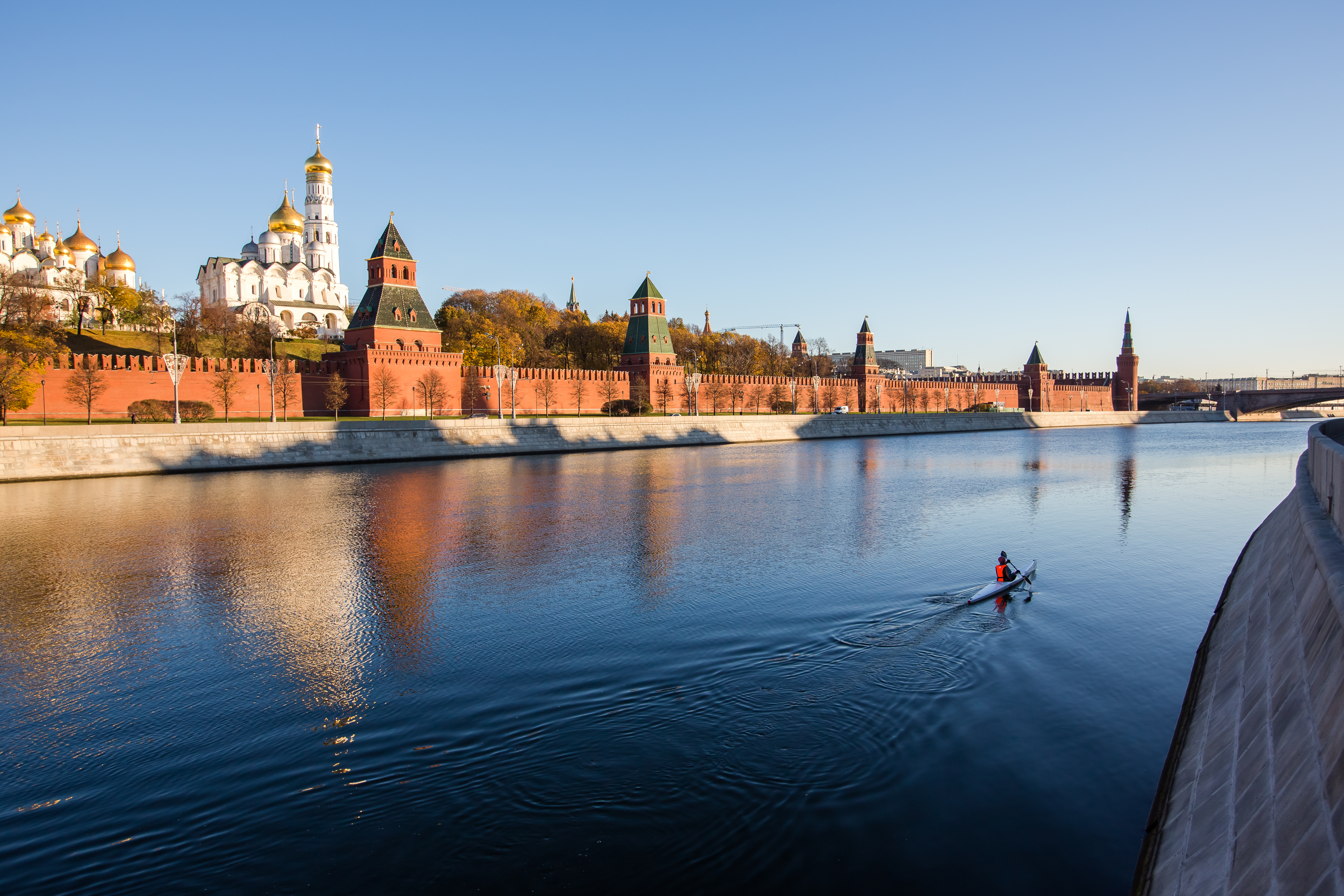 Реки у стен московского кремля